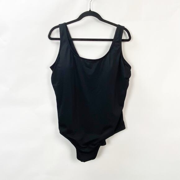 2/$30 Catalina One Piece Swimsuit Swimwear Black Women's Plus 3x Summer - Picture 3 of 8